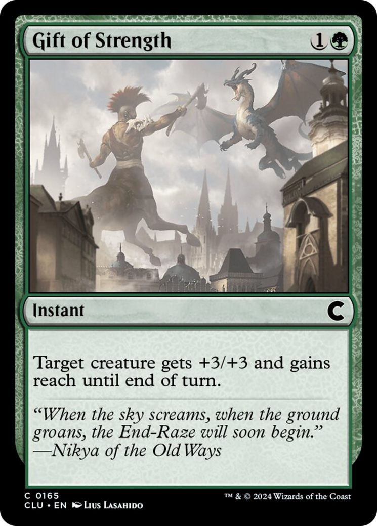 Gift of Strength [Ravnica: Clue Edition] | Webway Games