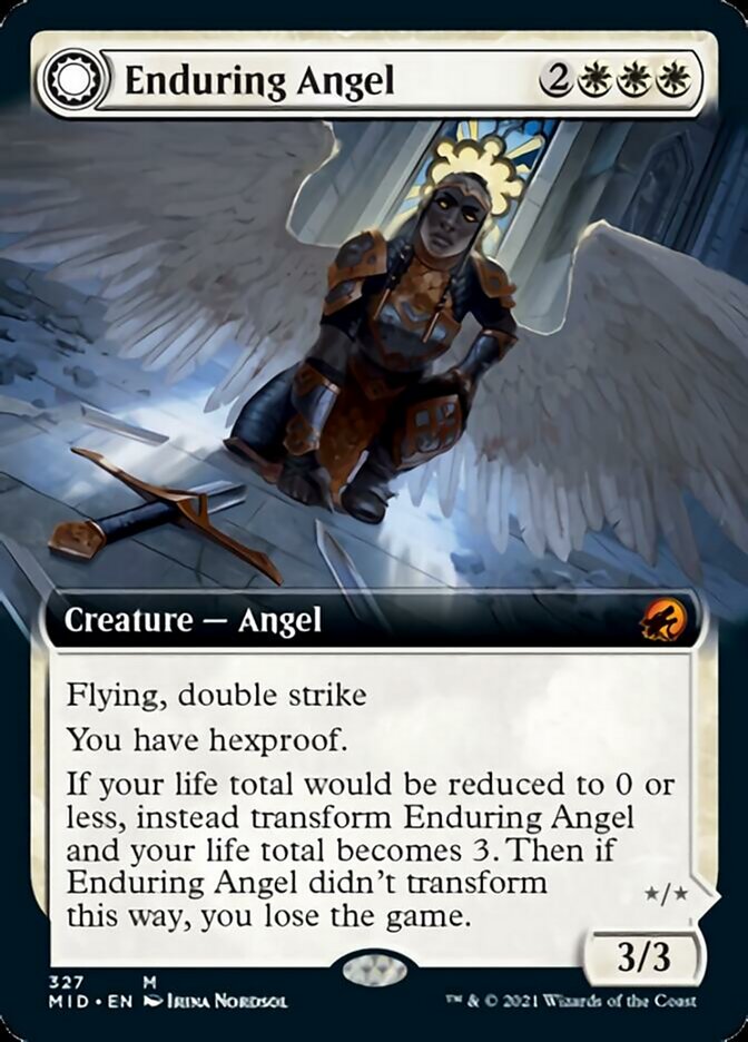 Enduring Angel // Angelic Enforcer (Extended) [Innistrad: Midnight Hunt] | Webway Games