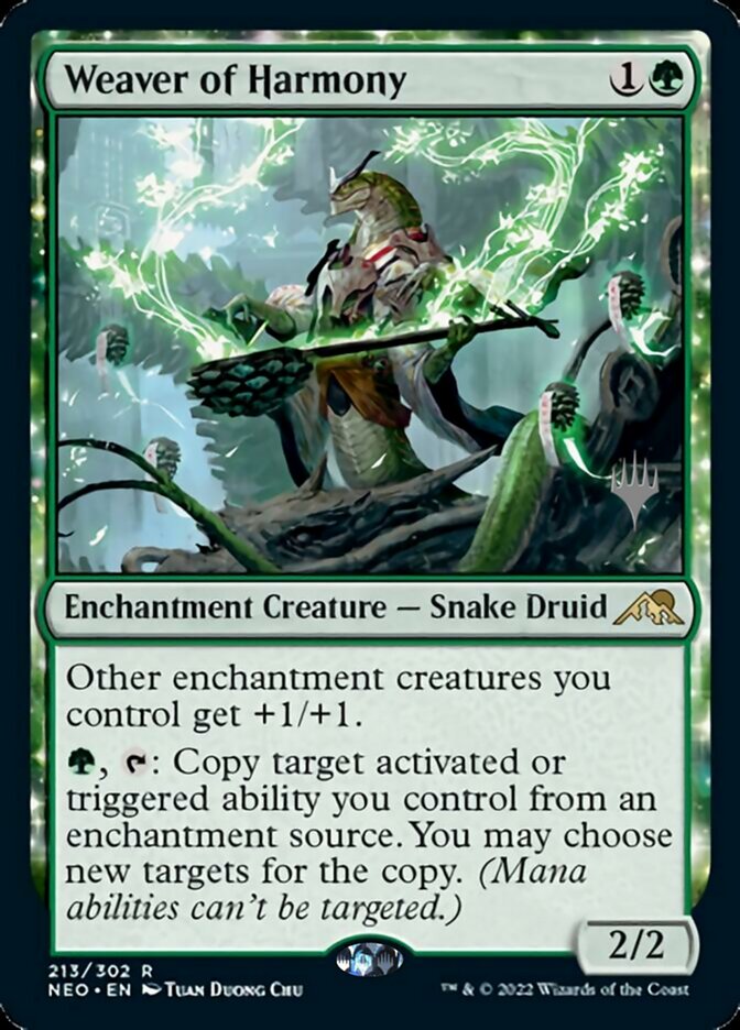Weaver of Harmony (Promo Pack) [Kamigawa: Neon Dynasty Promos] | Webway Games