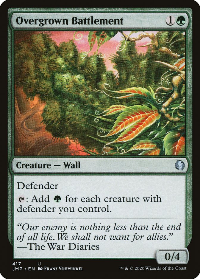 Overgrown Battlement [Jumpstart] | Webway Games