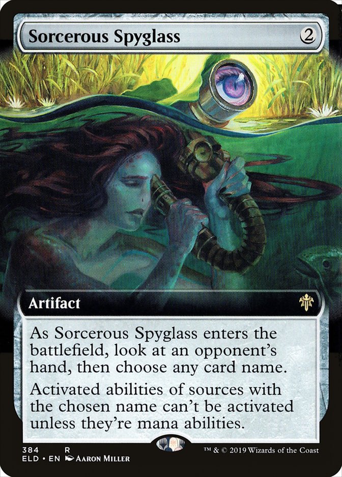 Sorcerous Spyglass (Extended Art) [Throne of Eldraine] | Webway Games