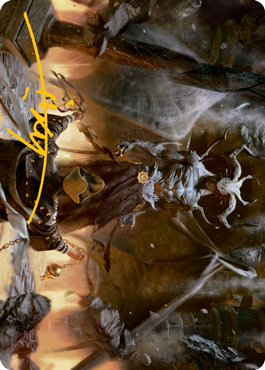 Ormendahl, the Corrupter Art Card (Gold-Stamped Signature) [Innistrad: Midnight Hunt Art Series] | Webway Games