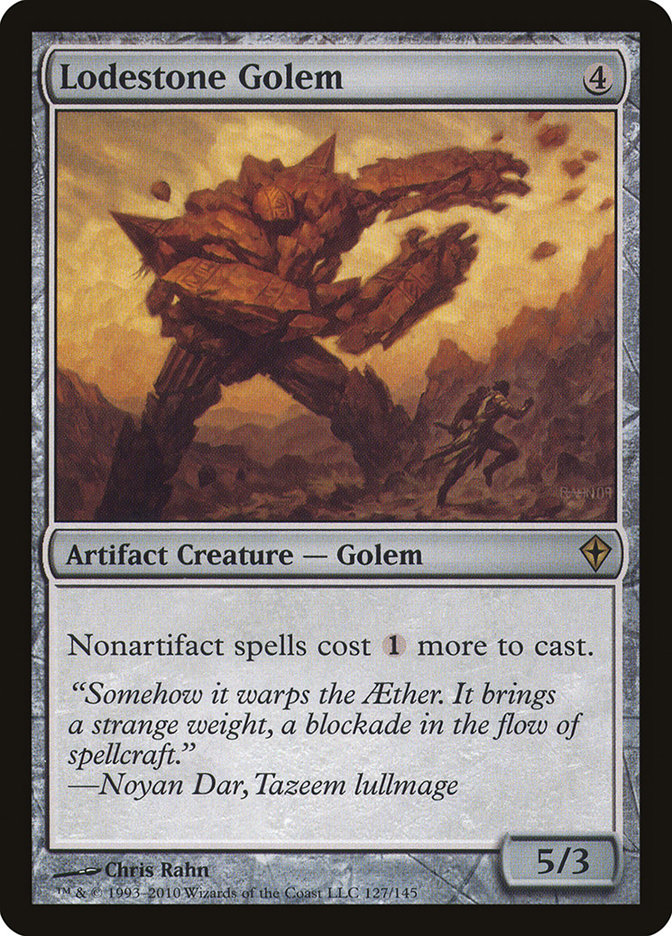 Lodestone Golem [Worldwake] | Webway Games