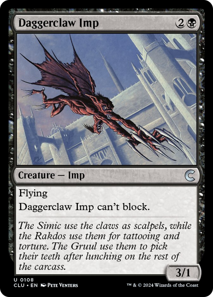 Daggerclaw Imp [Ravnica: Clue Edition] | Webway Games