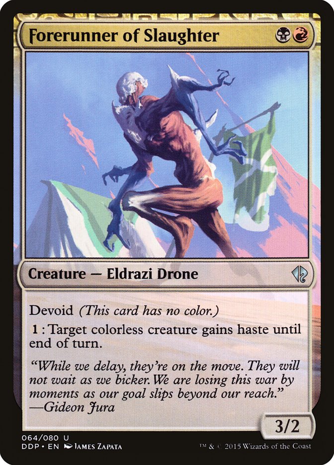 Forerunner of Slaughter [Duel Decks: Zendikar vs. Eldrazi] | Webway Games