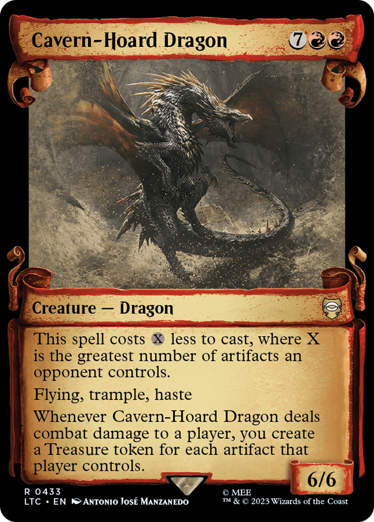 Cavern-Hoard Dragon [The Lord of the Rings: Tales of Middle-Earth Commander Showcase Scrolls] | Webway Games