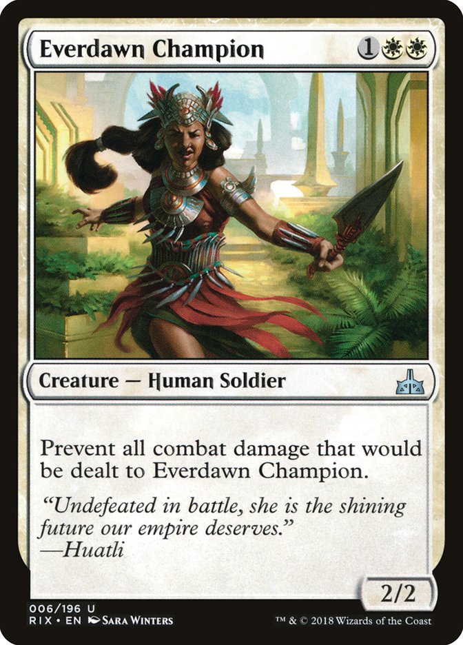 Everdawn Champion [Rivals of Ixalan] | Webway Games