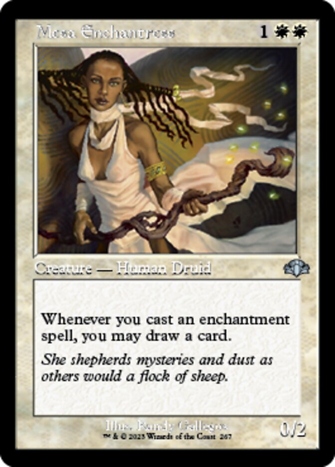 Mesa Enchantress (Retro) [Dominaria Remastered] | Webway Games