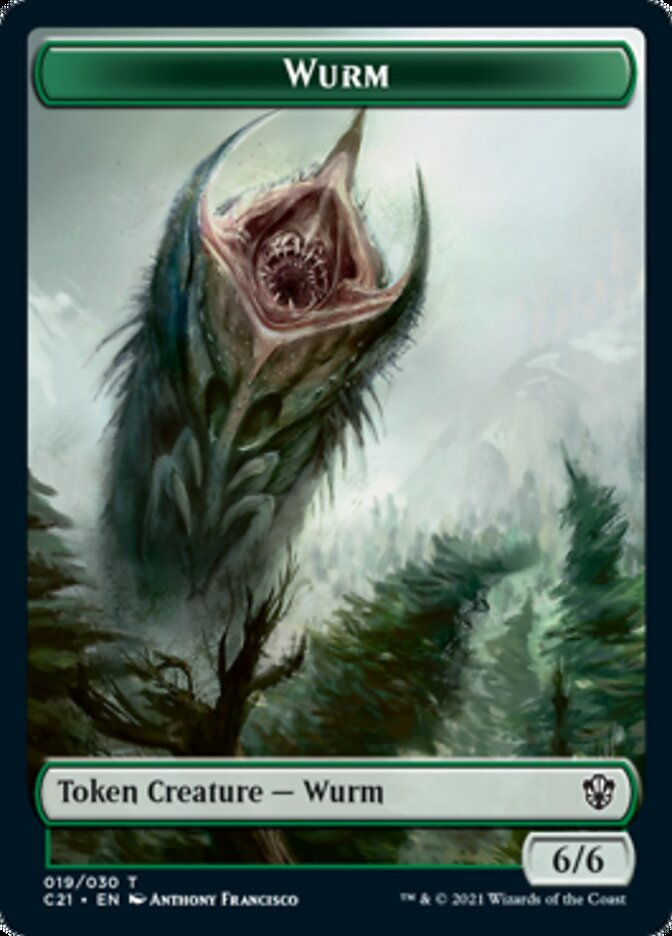 Wurm // Kraken Token [Commander 2021 Tokens] | Webway Games