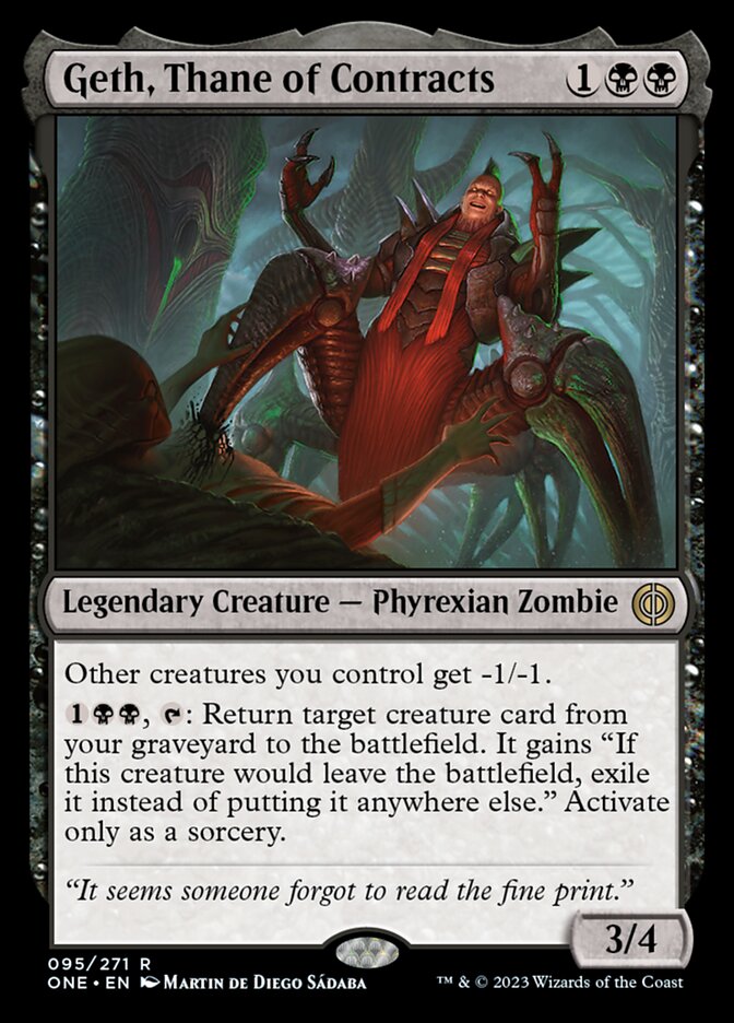 Geth, Thane of Contracts [Phyrexia: All Will Be One] | Webway Games