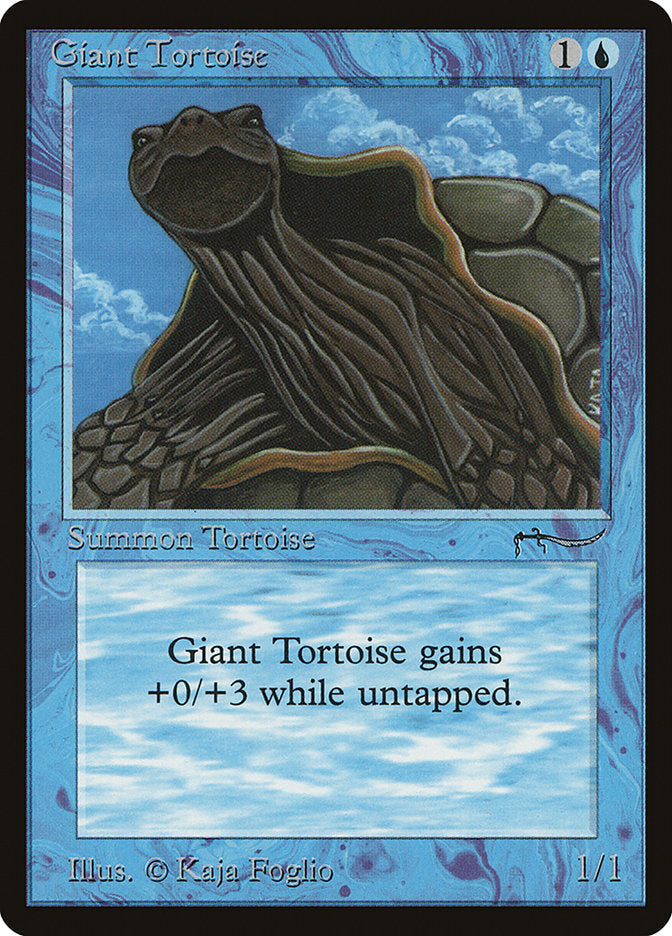 Giant Tortoise (Light Mana Cost) [Arabian Nights] | Webway Games