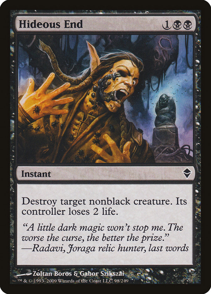 Hideous End [Zendikar] | Webway Games