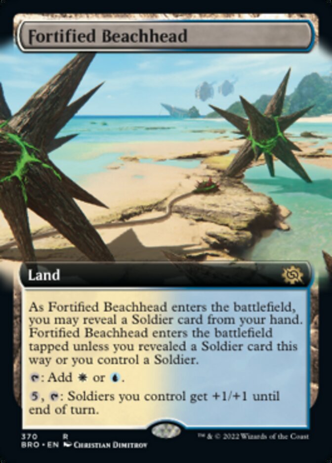 Fortified Beachhead (Extended Art) [The Brothers' War] | Webway Games