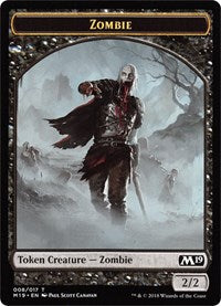 Zombie // Thopter Double-sided Token (Game Night) [Core Set 2019 Tokens] | Webway Games