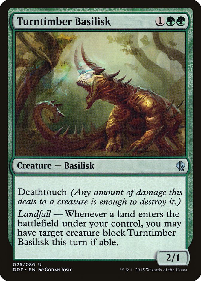 Turntimber Basilisk [Duel Decks: Zendikar vs. Eldrazi] | Webway Games