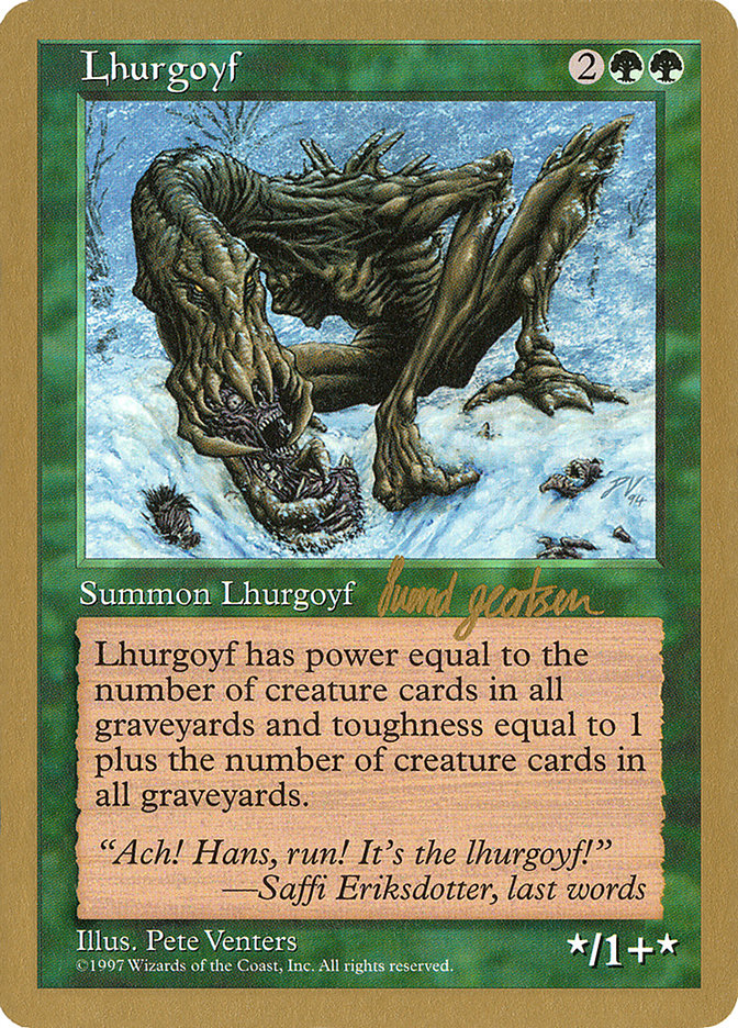 Lhurgoyf (Svend Geertsen) [World Championship Decks 1997] | Webway Games