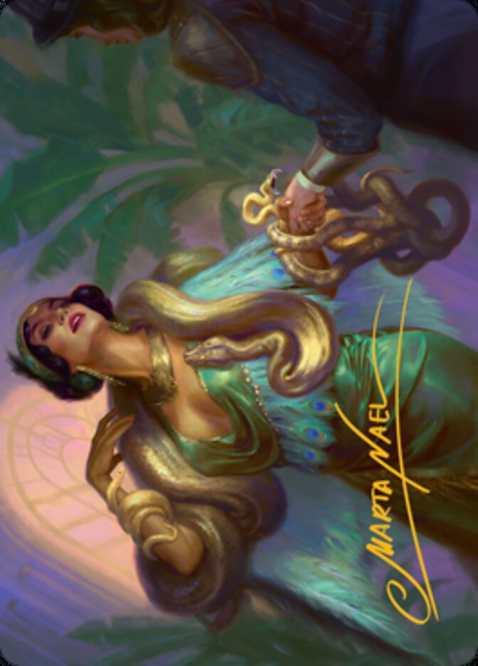 Venom Connoisseur Art Card (Gold-Stamped Signature) [Streets of New Capenna Art Series] | Webway Games