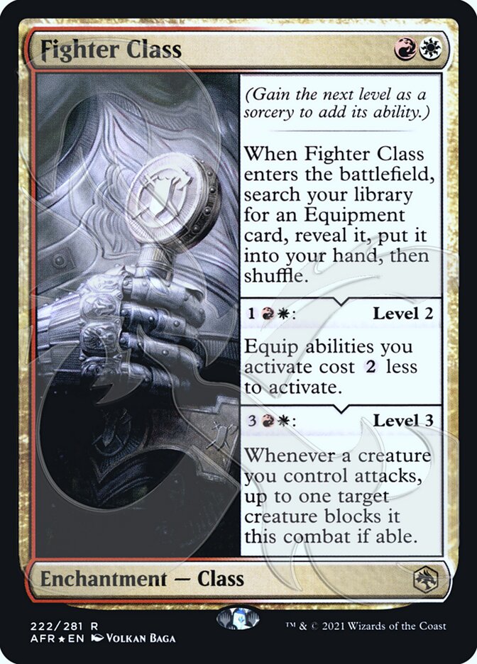Fighter Class (Ampersand Promo) [Dungeons & Dragons: Adventures in the Forgotten Realms Promos] | Webway Games