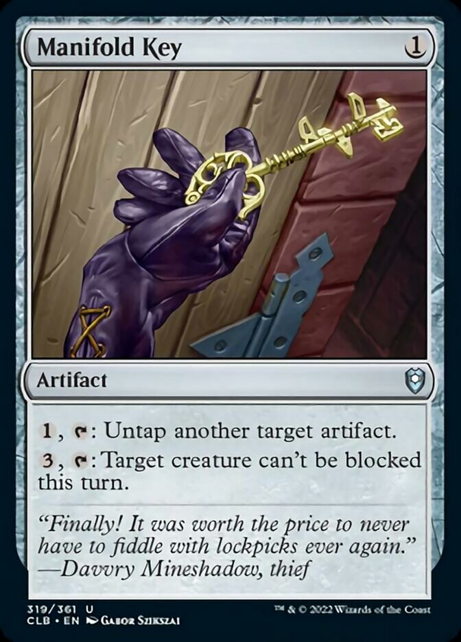 Manifold Key [Commander Legends: Battle for Baldur's Gate] | Webway Games