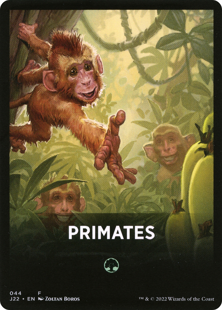 Primates Theme Card [Jumpstart 2022 Front Cards] | Webway Games