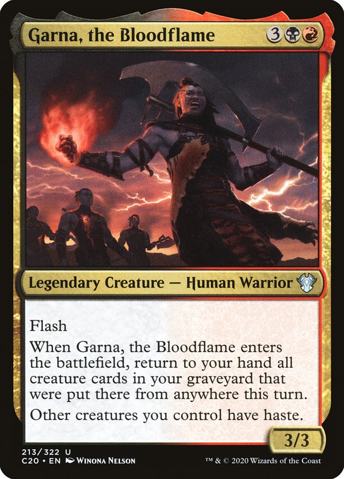 Garna, the Bloodflame [Commander 2020] | Webway Games