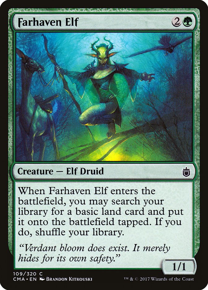 Farhaven Elf [Commander Anthology] | Webway Games