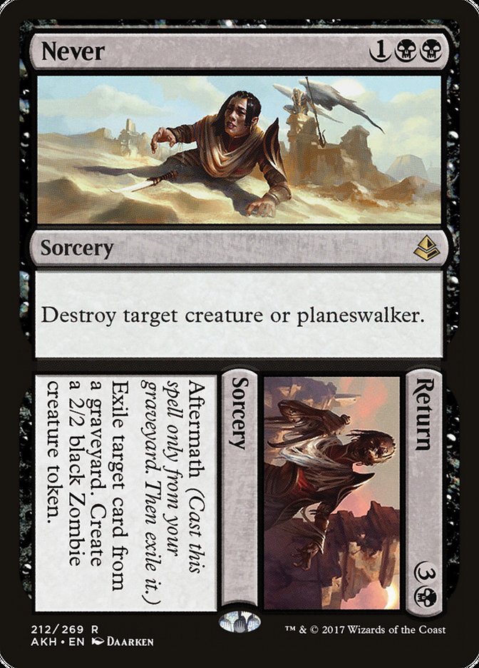 Never // Return [Amonkhet] | Webway Games