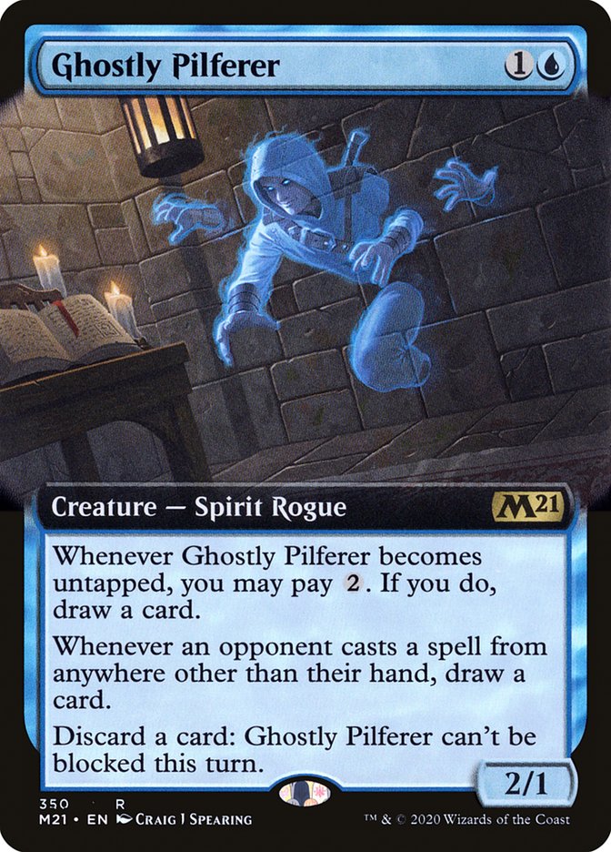 Ghostly Pilferer (Extended Art) [Core Set 2021] | Webway Games