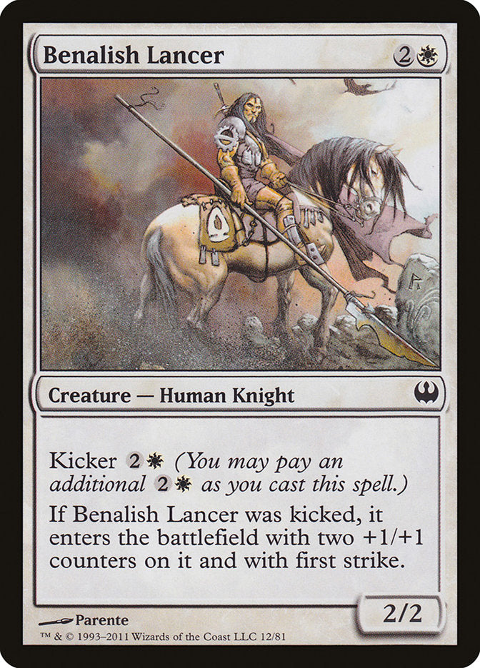 Benalish Lancer [Duel Decks: Knights vs. Dragons] | Webway Games