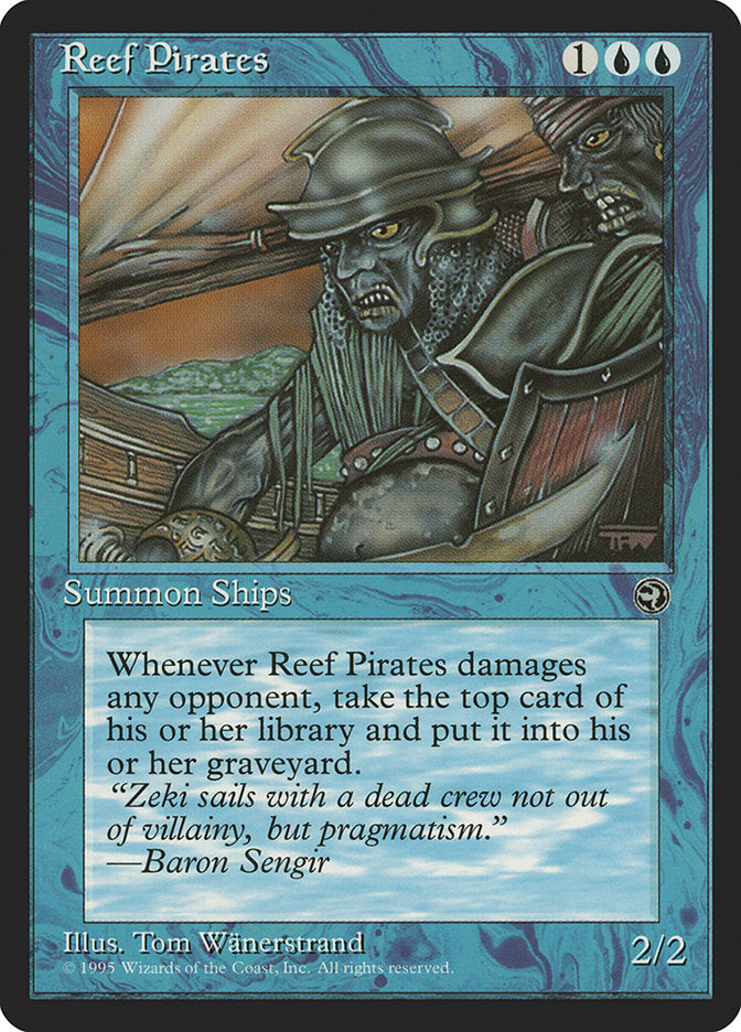 Reef Pirates (Baron Sengir Flavor Text) [Homelands] | Webway Games