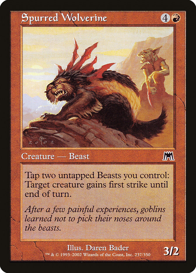Spurred Wolverine [Onslaught] | Webway Games