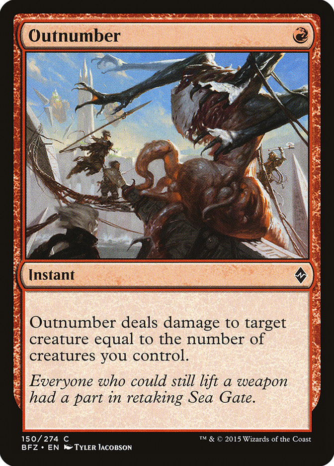 Outnumber [Battle for Zendikar] | Webway Games