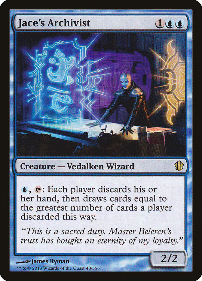 Jace's Archivist [Commander 2013] | Webway Games