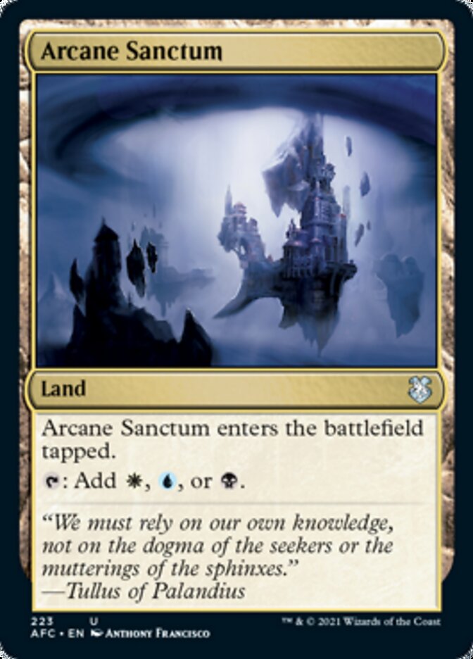 Arcane Sanctum [Dungeons & Dragons: Adventures in the Forgotten Realms Commander] | Webway Games