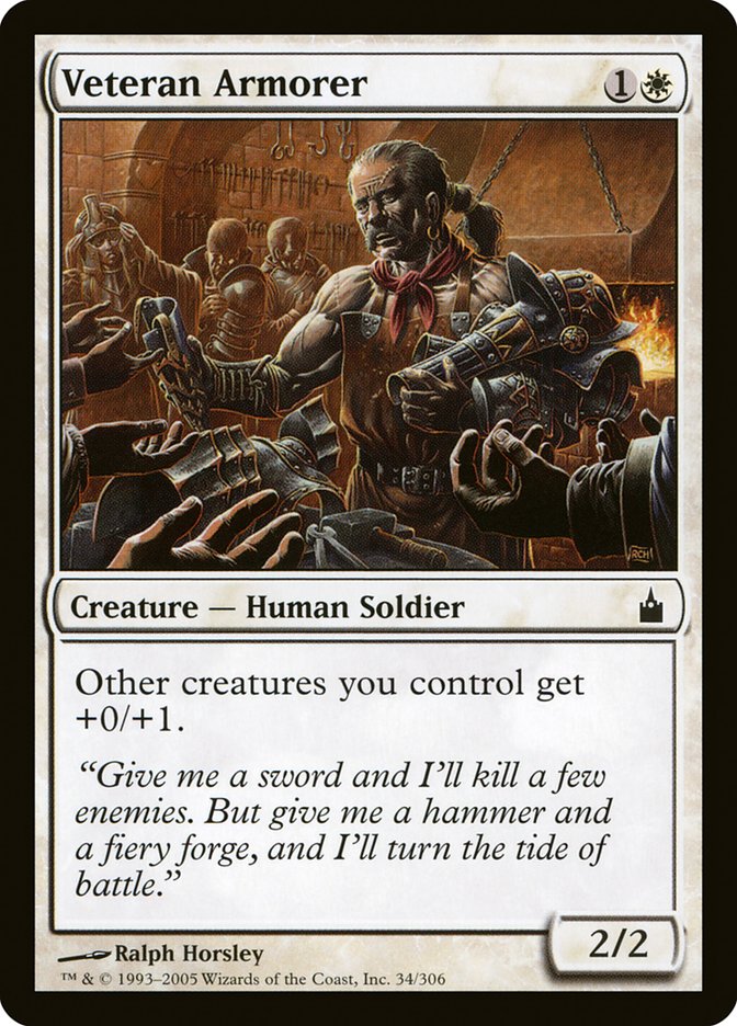 Veteran Armorer [Ravnica: City of Guilds] | Webway Games