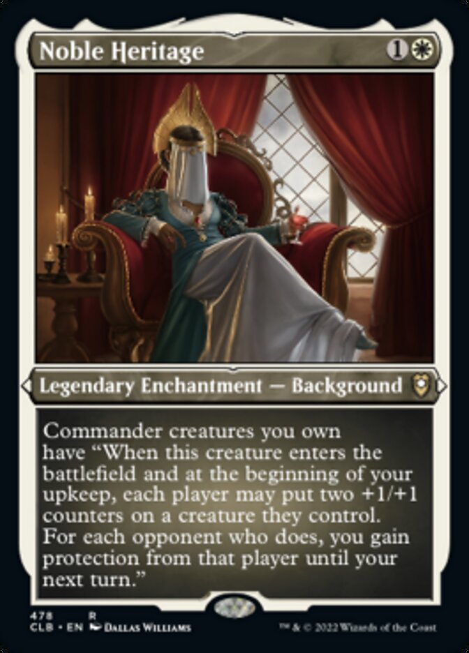 Noble Heritage (Foil Etched) [Commander Legends: Battle for Baldur's Gate] | Webway Games