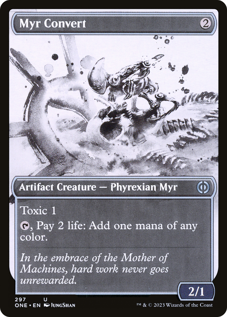 Myr Convert (Showcase Ichor) [Phyrexia: All Will Be One] | Webway Games