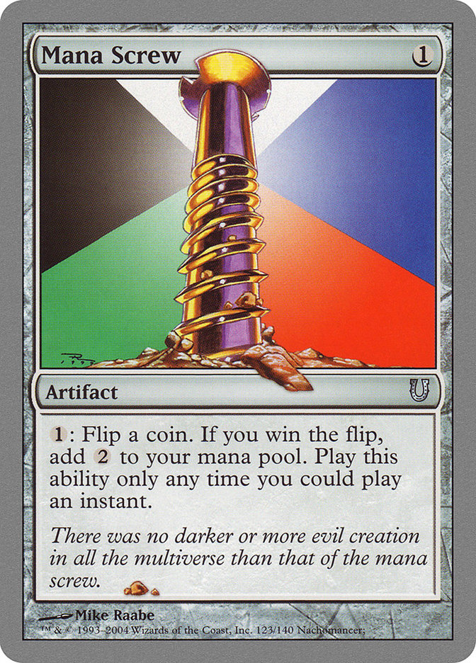 Mana Screw [Unhinged] | Webway Games
