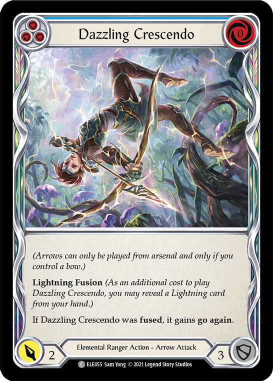 Dazzling Crescendo (Blue) [ELE055] (Tales of Aria)  1st Edition Normal | Webway Games