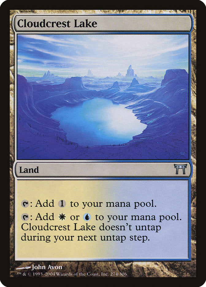Cloudcrest Lake [Champions of Kamigawa] | Webway Games