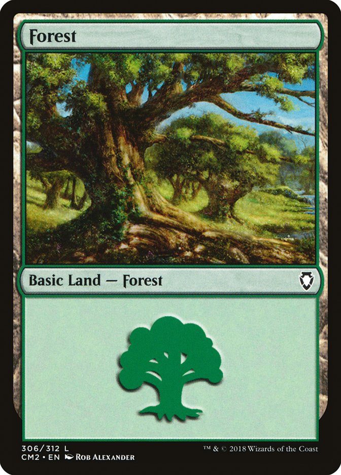 Forest (#306) [Commander Anthology Volume II] | Webway Games