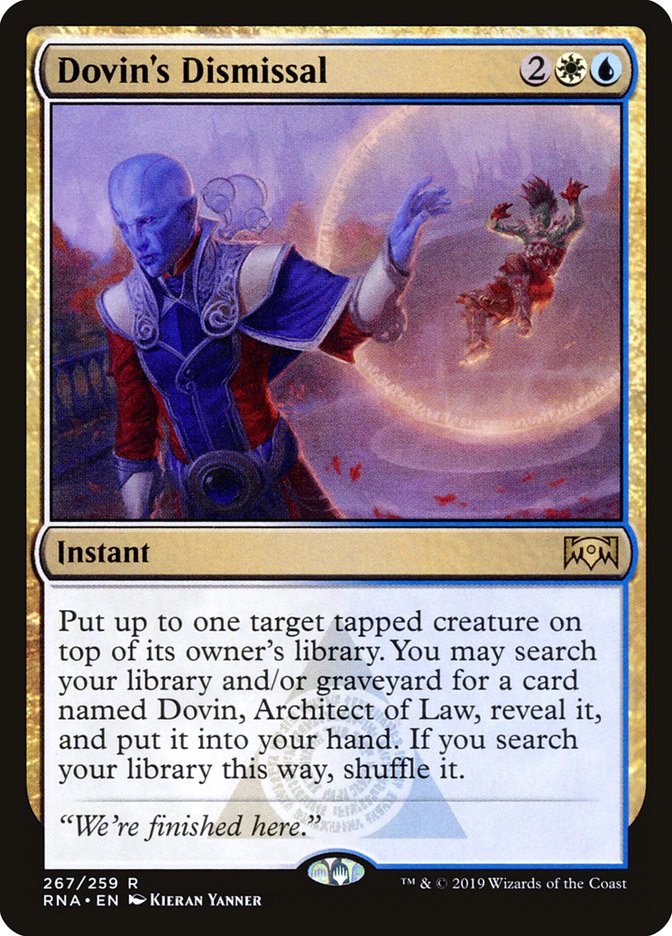 Dovin's Dismissal [Ravnica Allegiance] | Webway Games