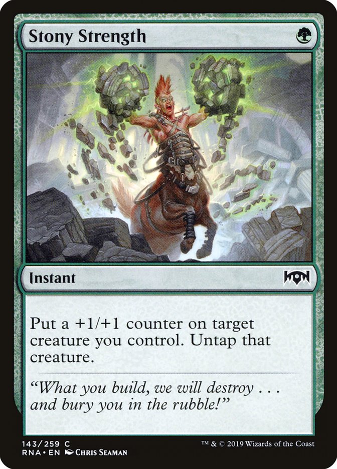 Stony Strength [Ravnica Allegiance] | Webway Games
