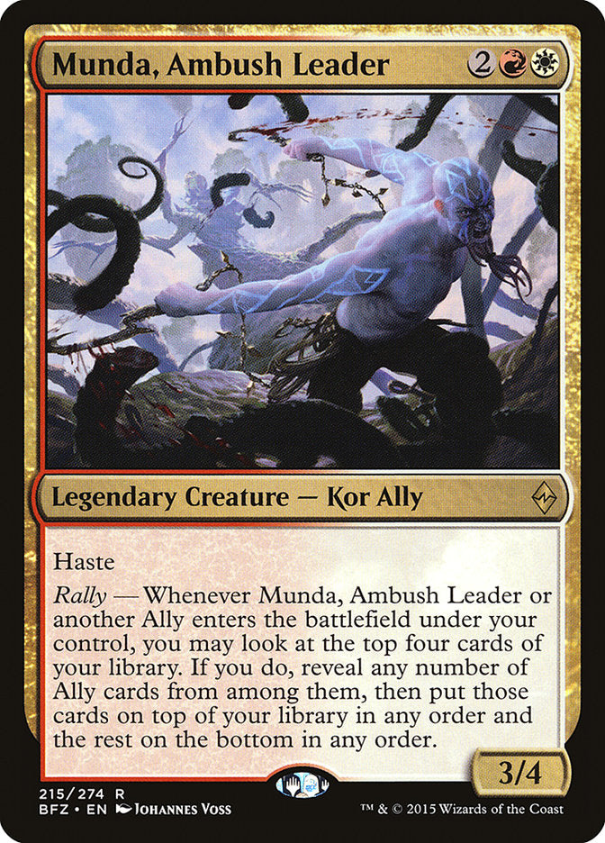 Munda, Ambush Leader [Battle for Zendikar] | Webway Games