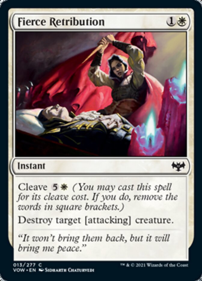 Fierce Retribution [Innistrad: Crimson Vow] | Webway Games