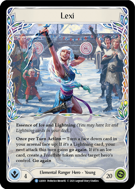 Lexi [LXI001] (Tales of Aria Lexi Blitz Deck)  1st Edition Rainbow Foil | Webway Games