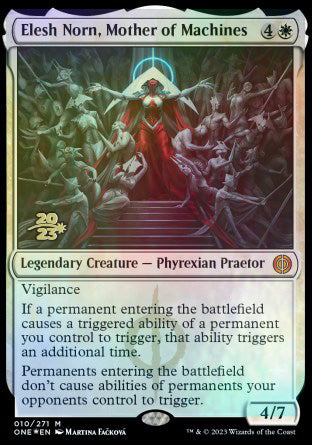 Elesh Norn, Mother of Machines [Phyrexia: All Will Be One Prerelease Promos] | Webway Games