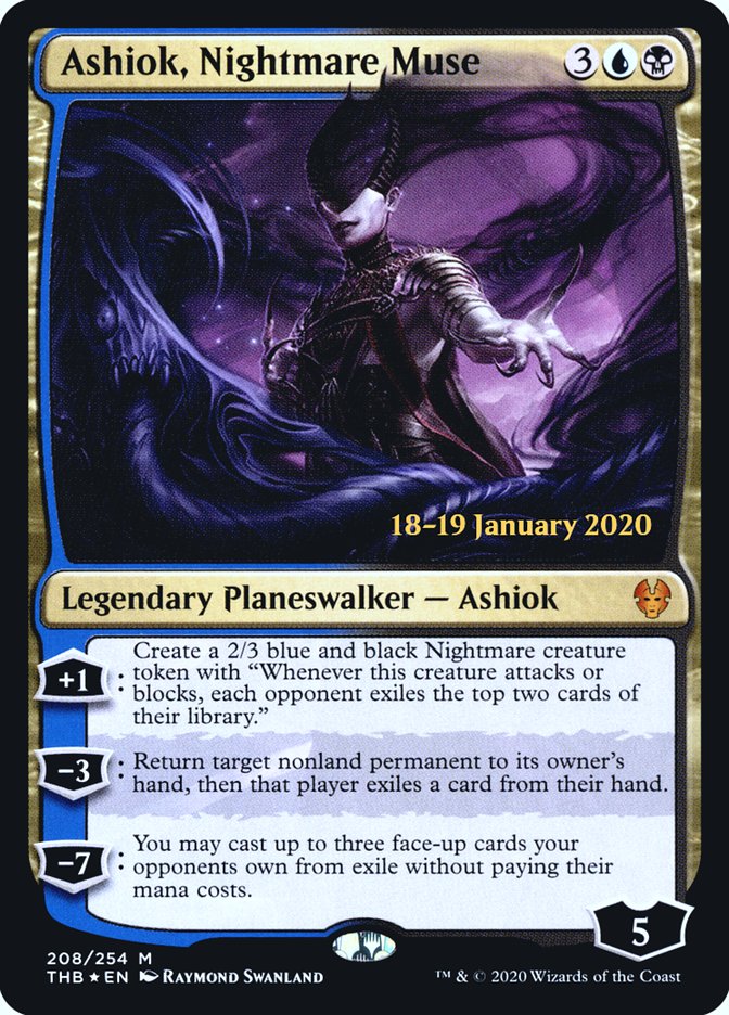 Ashiok, Nightmare Muse [Theros Beyond Death Prerelease Promos] | Webway Games