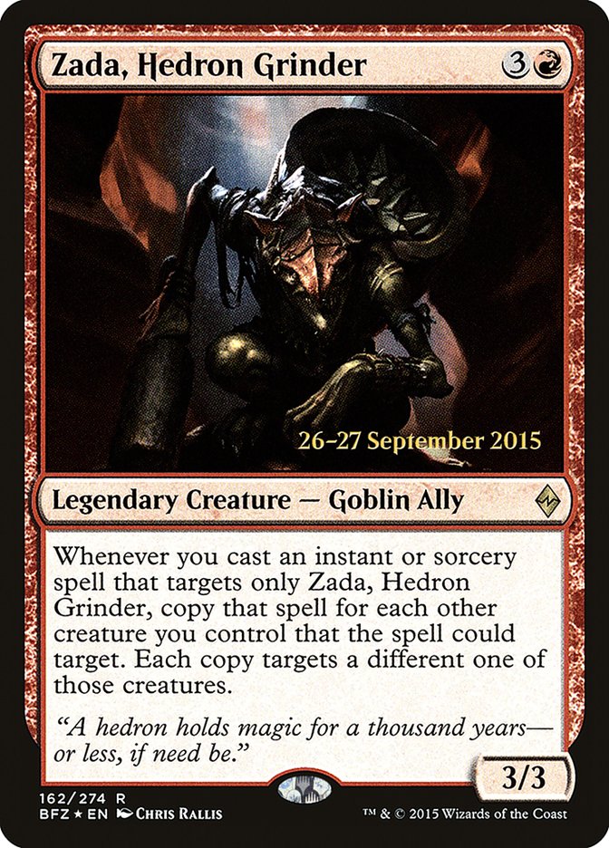 Zada, Hedron Grinder  (Prerelease) [Battle for Zendikar Prerelease Promos] | Webway Games