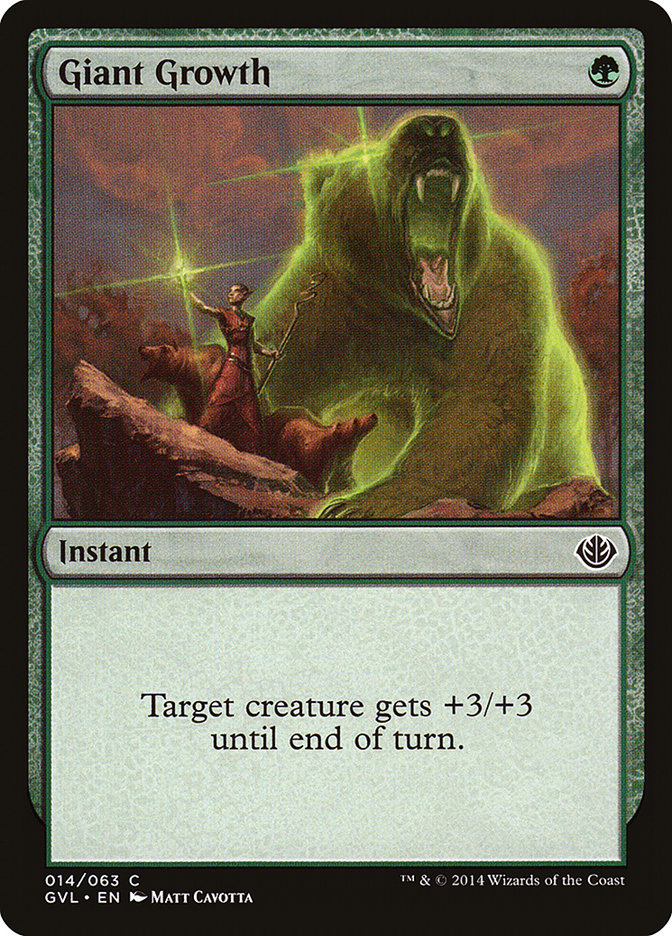 Giant Growth (Garruk vs. Liliana) [Duel Decks Anthology] | Webway Games